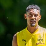 Sébastien Haller, delantero del Borussia Dortmund.