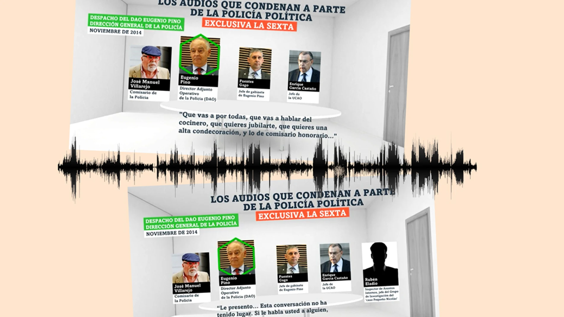 Extracto de los audios desvelados por La Sexta