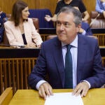 El portavoz del Grupo Parlamentario Socialista, Juan Espadas