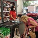 La cajera solidaria zamorana, Mayte Velasco
