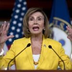 La presidenta de la Cámara de Representantes de EEUU, Nancy Pelosi