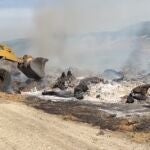 5 dotaciones de Bomberos y un equipo de Brigadas y Agentes Forestales trabaja hoy en el incendio de Guadalix de la Sierra EMERGENCIAS COMUNIDAD DE MADRID 22/07/2022