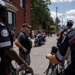 Agentes de la Policía en Toronto, Canadá