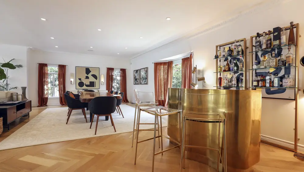 Una de las estancias tras la reforma.