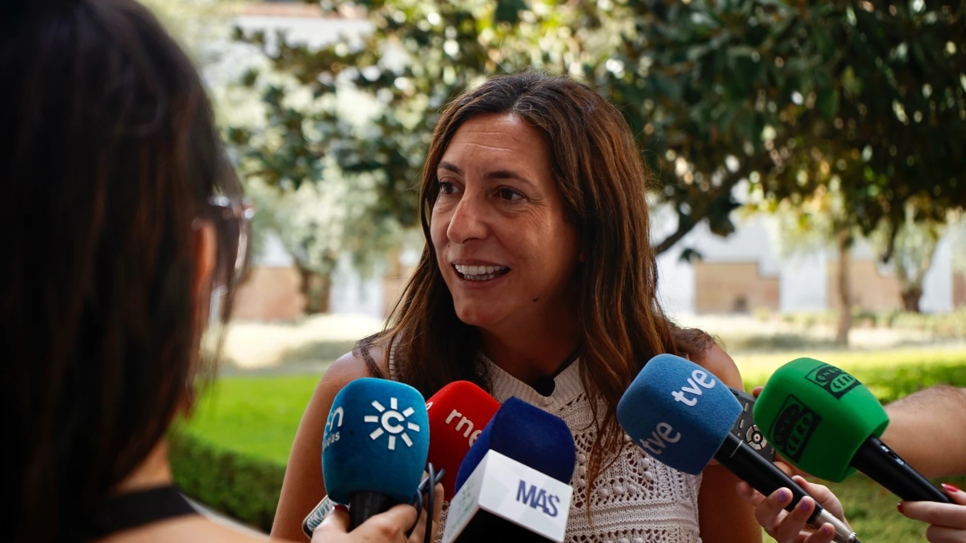 La secretaria general del PP-A, Loles López, este viernes. PP-A