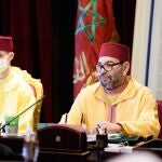 El rey de Marruecos, Mohamed VI, y el príncipe heredero, Mulay Hasán