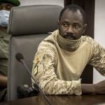El coronel Assimi Goita, Presidente en funciones de Malí.