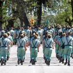 Desfile del grupo de Caballería Reyes Católicos II en el Acuartelamiento de Montejaque, el pasado 6 de mayo