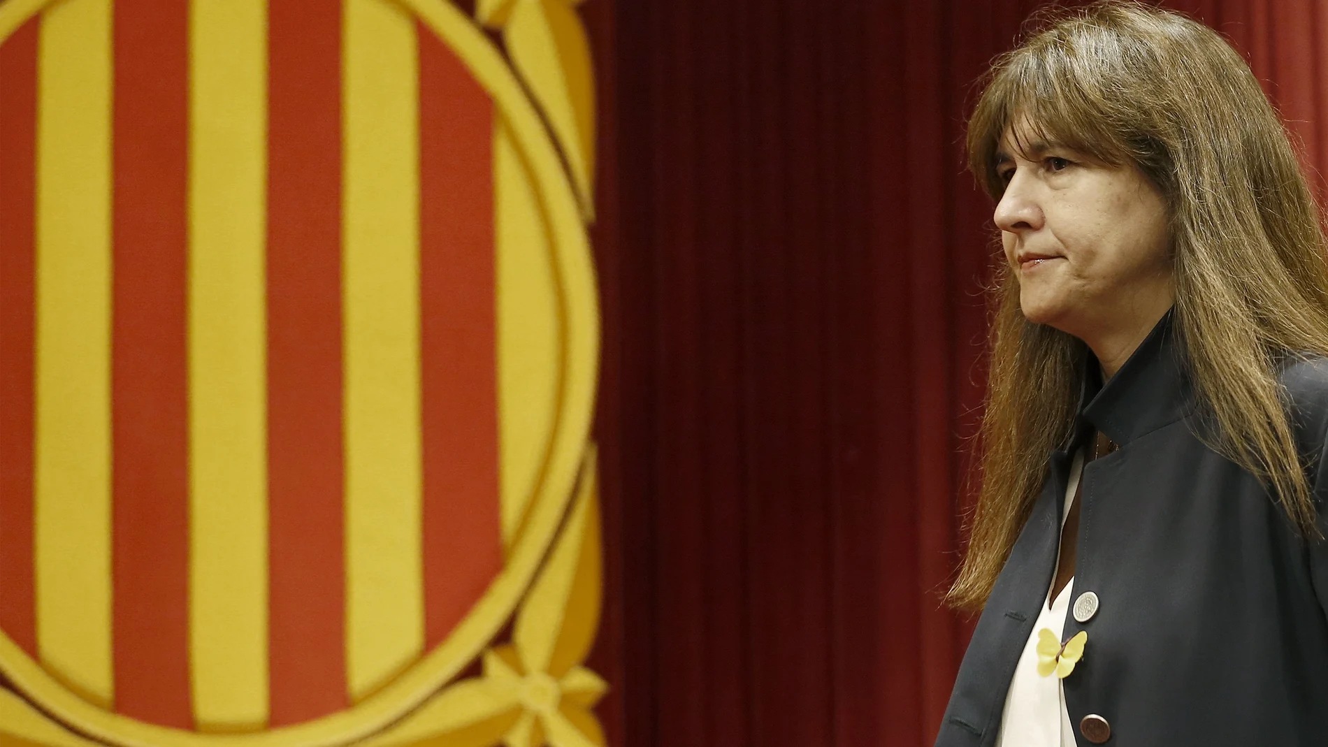 La ex presidenta del Parlament, Laura Borràs, en una imagen tomada el pasado 6 de julio
