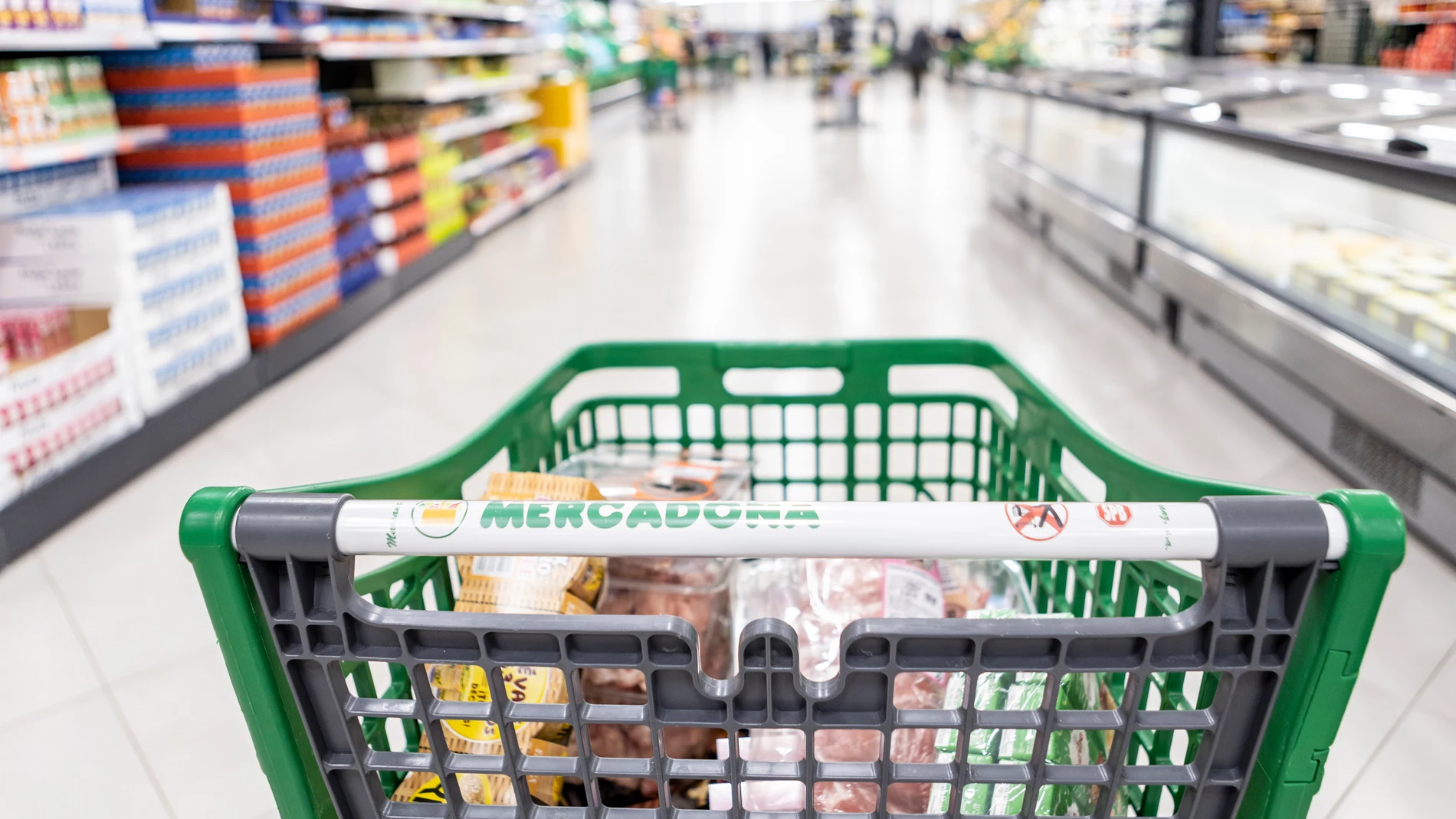 Supermercado de Mercadona en La Bañeza (León)