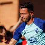 Saúl Ñíguez con el Atlético de Madrid.