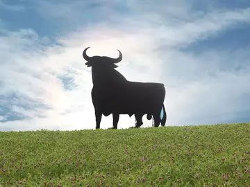 Imagen del icónico toro de Osborne Imagen del icónico toro de Osborne