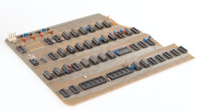 Prototipo subastado.