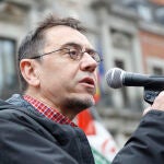 El juez Manuel García Castellón ha decidido investigar al fundador de Podemos Juan Carlos Monedero, en una imagen de archivo, por blanqueo y falsedad documental