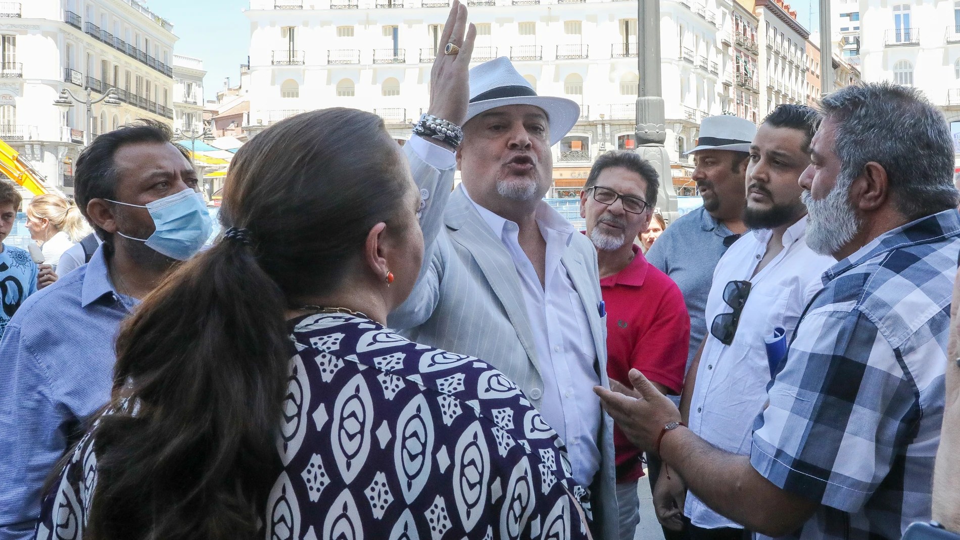 Colectivos de gitanos de toda España se manifestaron el 28 de julio en Madrid para protestar por los sucesos de Peal de Becerro