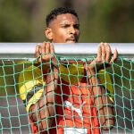 Sebastien Haller, en un entrenamiento reciente con el Borussia Dortmund