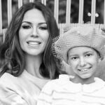 Tamara Gorro, junto a su "princesa"