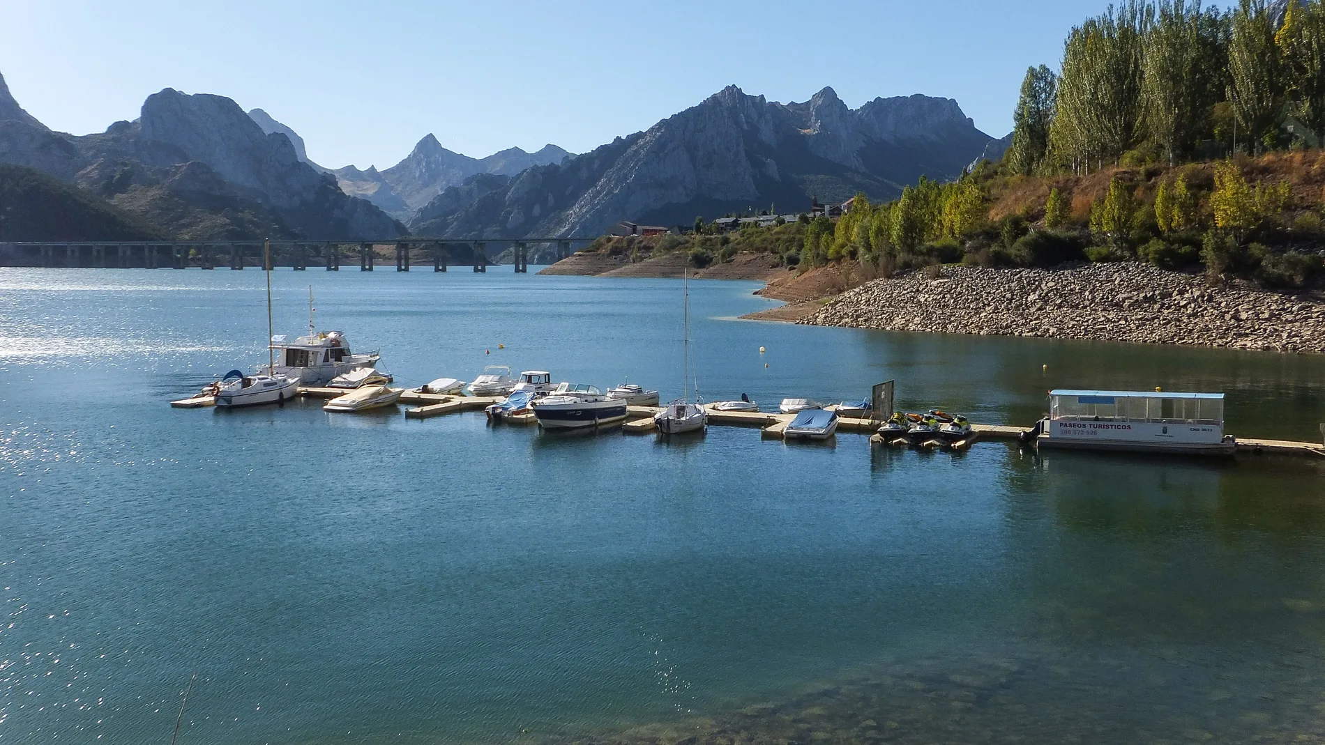 Embalse de Riaño, en León