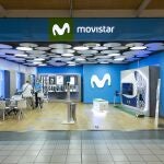 Una tienda de Movistar