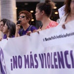 Manifestación contra la violencia de género