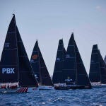 Toda la flota de la Copa del Rey Mapfre de vela ya está navegando en la bahía de Palma