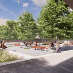 Aspecto que presentará la nueva plaza de Quintana