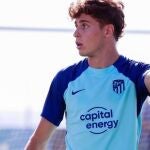 El delantero del Atlético de Madrid Rodrigo Riquelme.