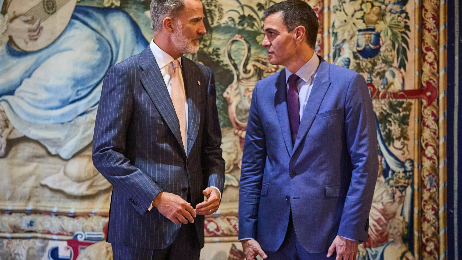 El Rey Felipe VI con Pedro Sánchez en Mallorca