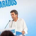 El presidente del Partido Popular de la Comunitat Valenciana, Carlos Mazón