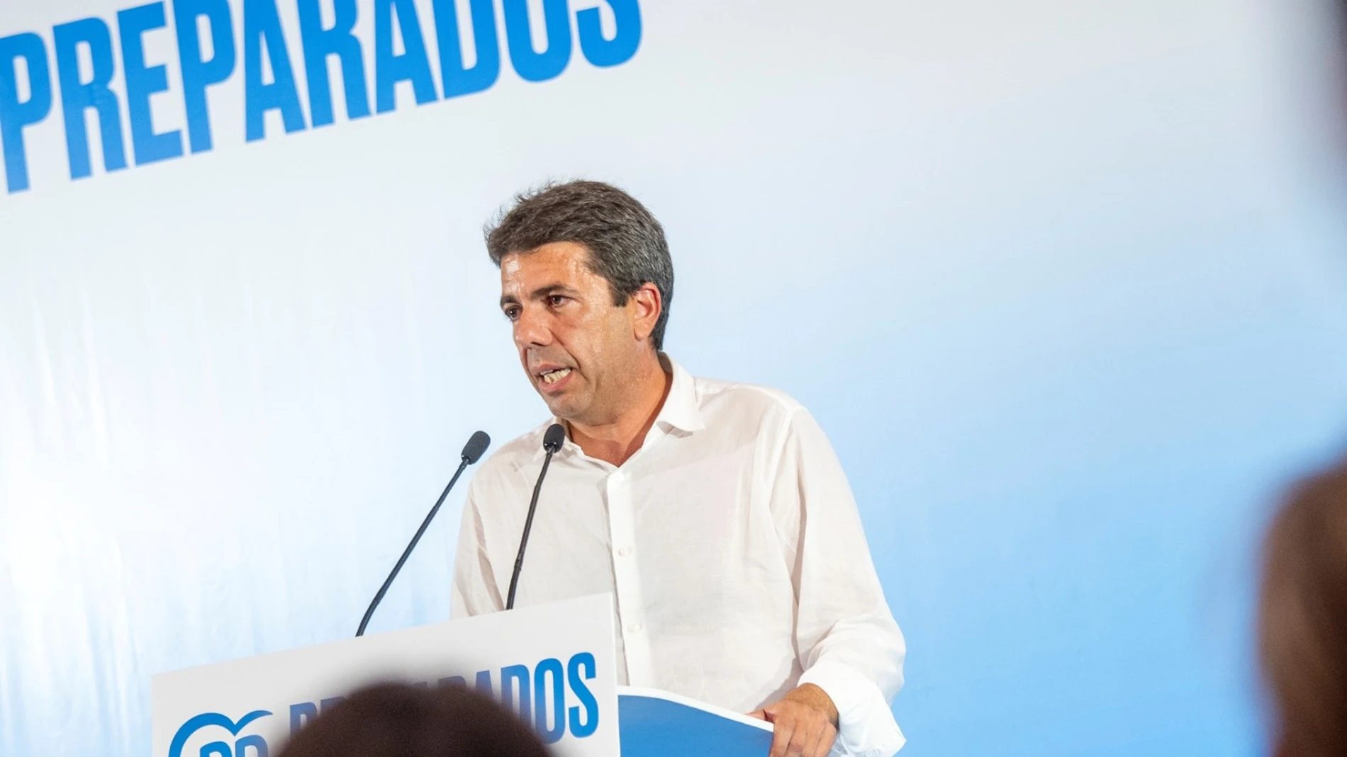 El presidente del Partido Popular de la Comunitat Valenciana, Carlos Mazón