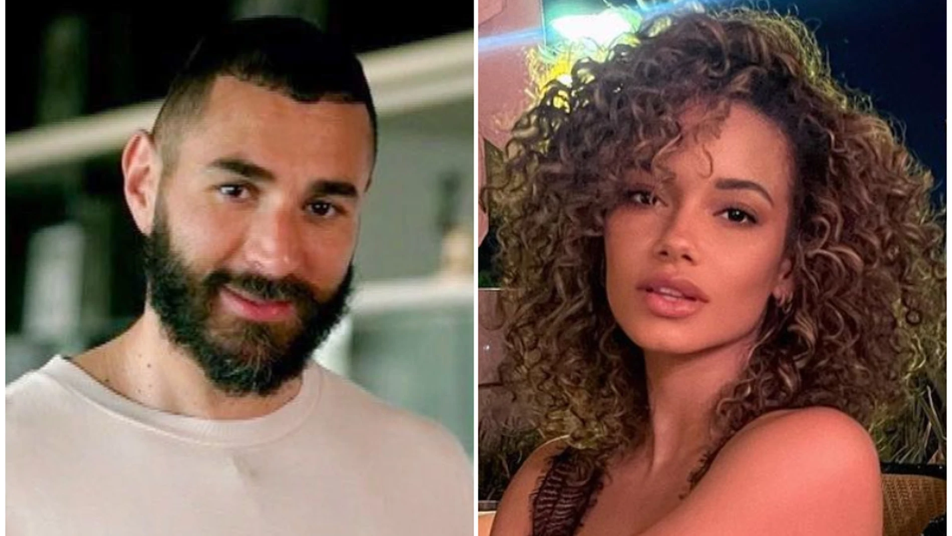 Benzema y Jordan Ozuna en un montaje