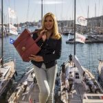 Norma Duval posa con un bolso de Caladan