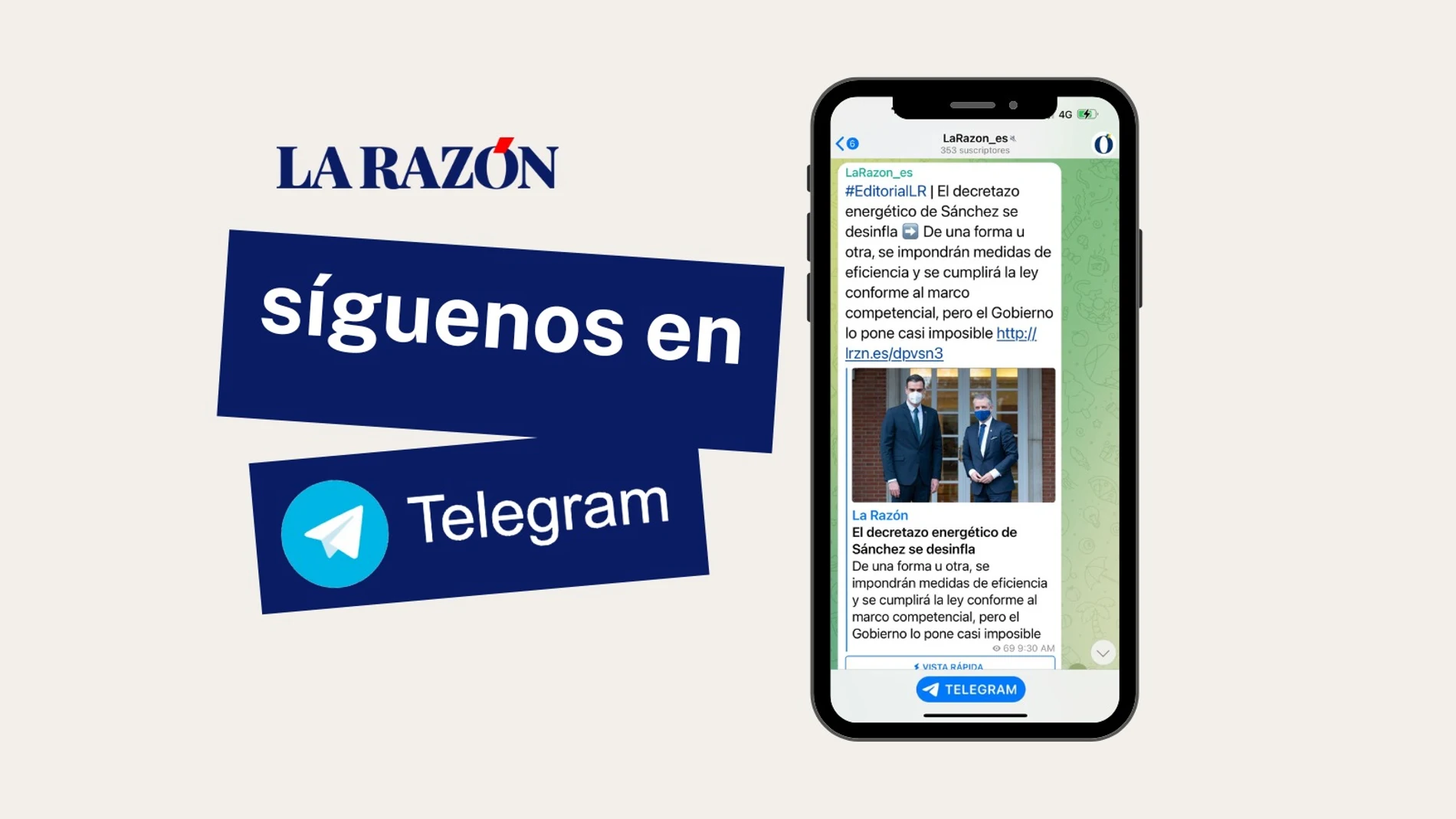 LA RAZÓN está en Telegram