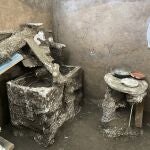Una de las estancias descubiertas en Pompeya
