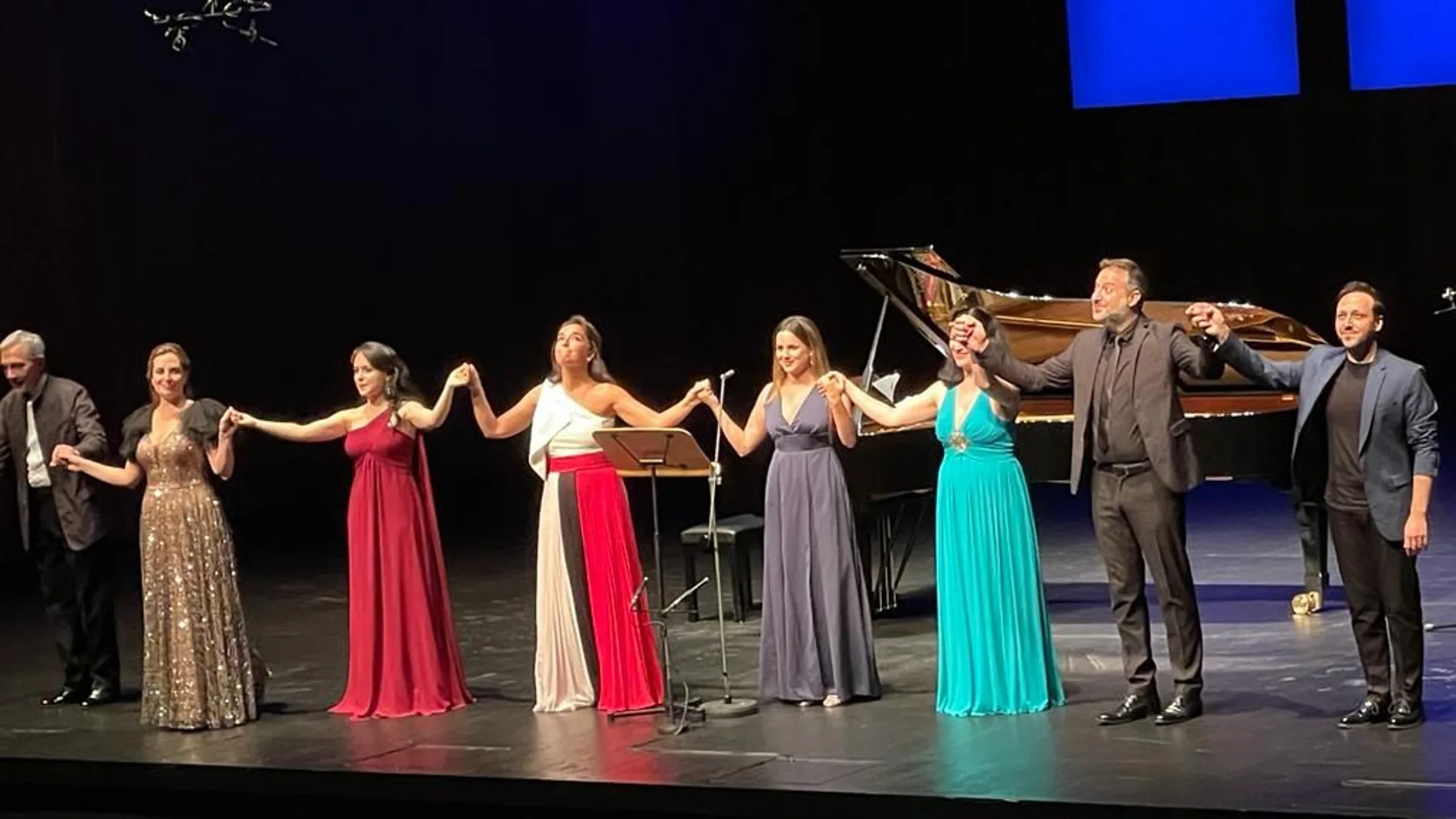 Los artistas que participaron en el homenaje a Teresa Berganza