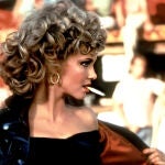 Olivia Newton-John (Sandy) en Grease.
