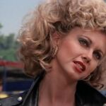 La actri Olivia Newton-John en "Grease"