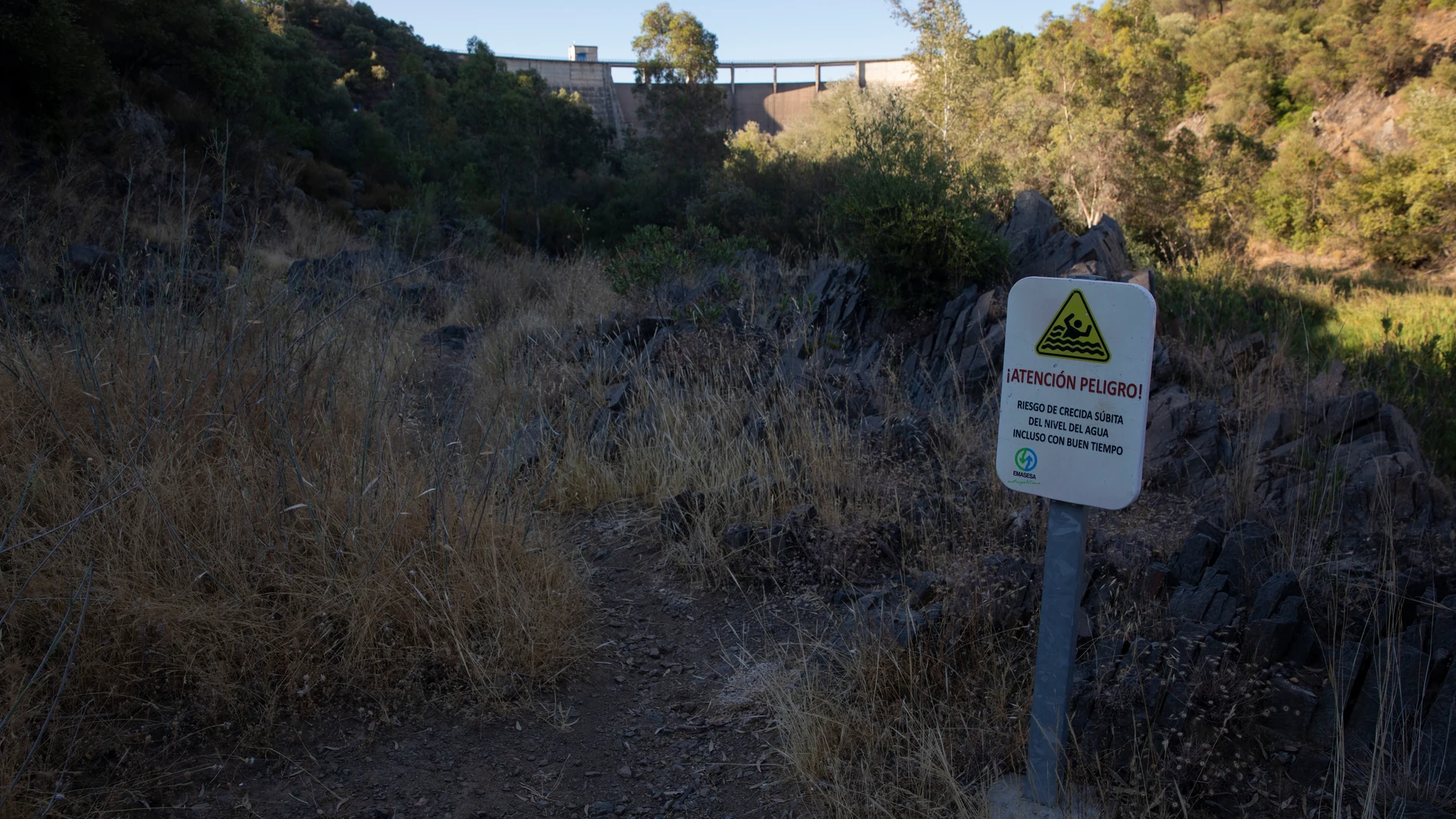 El embalse del Gergal, perteneciente a la Cuenca del Guadalquivir