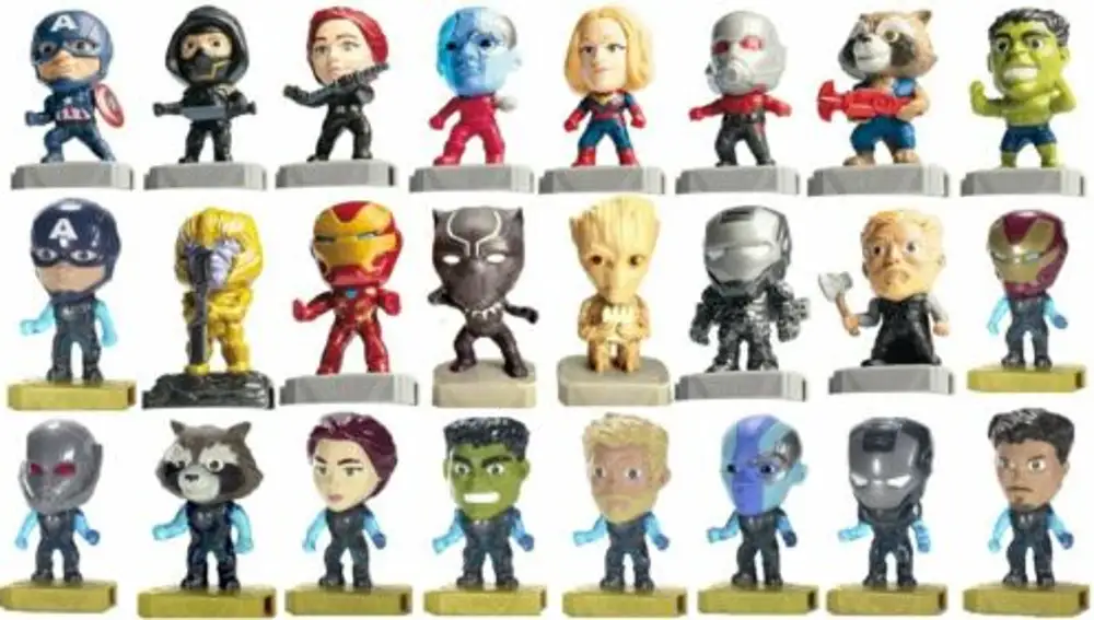 Juguetes de la saga de Marvel Avengers Endgame