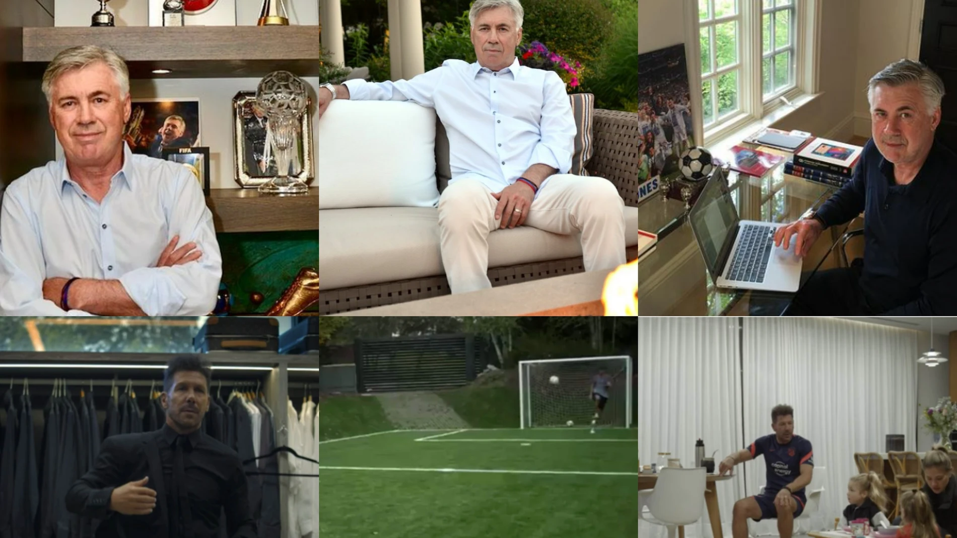 Las impresionantes casas de Ancelotti y Simeone