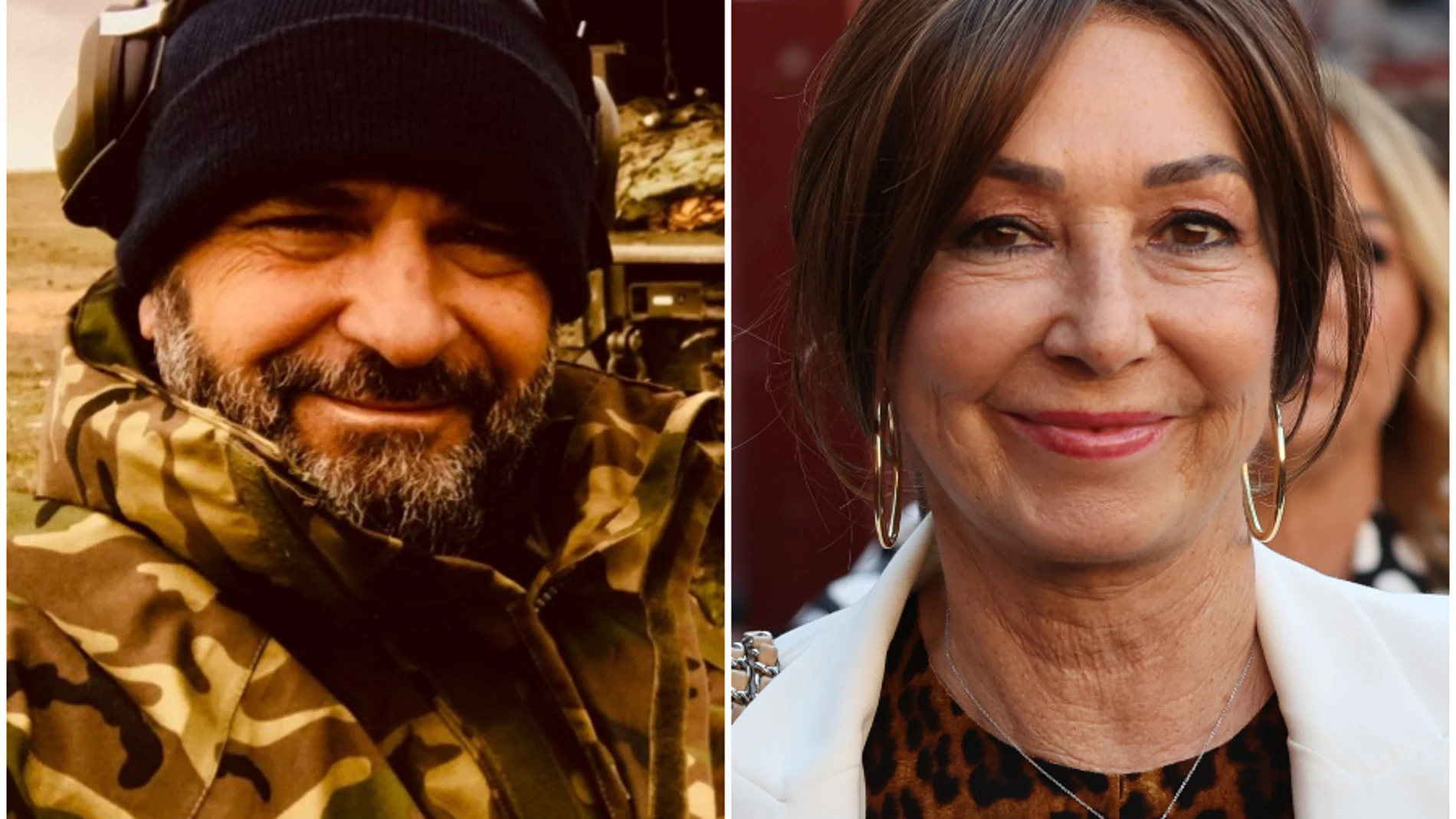Miguel Temprano y Ana Rosa Quintana en un montaje