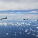 Cazas chinos realizan maniobras en los alrededores de Taiwán