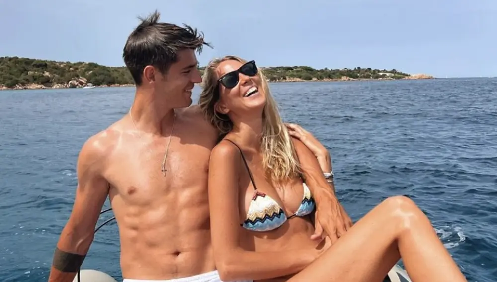 Álvaro Morata y su mujer Alice Campello