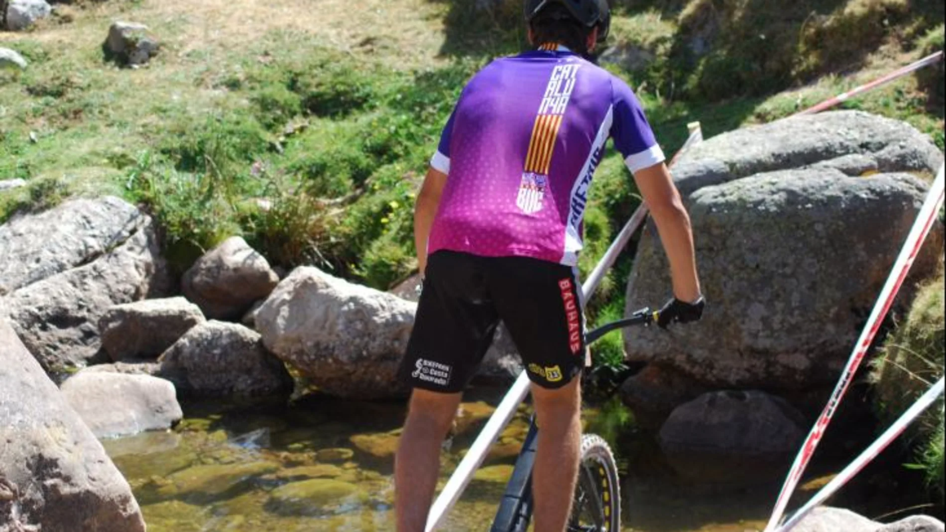 Una prueba de un participante de Cataluña en Reinosa