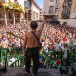 Sexy Zebras durante una actuación en la plaza del Trigo del Festival Sonorama Ribera en la pasada edición
