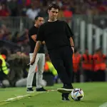 Andoni Iraola, entrenador del Rayo Vallecano.