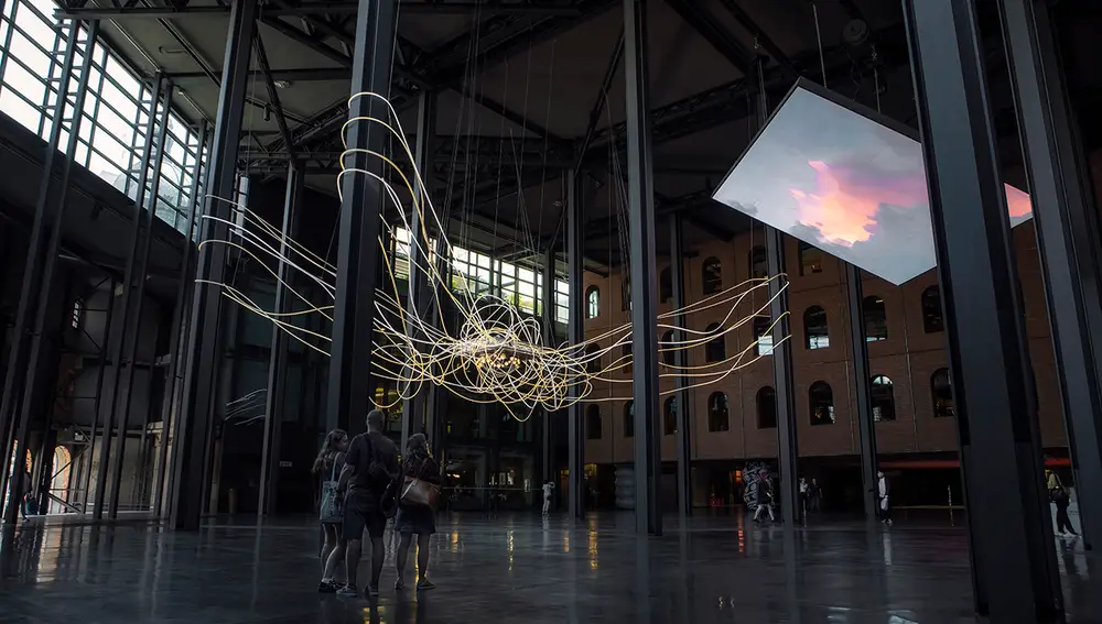 La obra de Grimanesa Amorós en el Azkuna Zentroa Alhóndiga de Bilbao