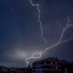 Imagen de una tormenta eléctrica registrada este verano
