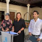 La alcaldesa de Segovia durante la presentación