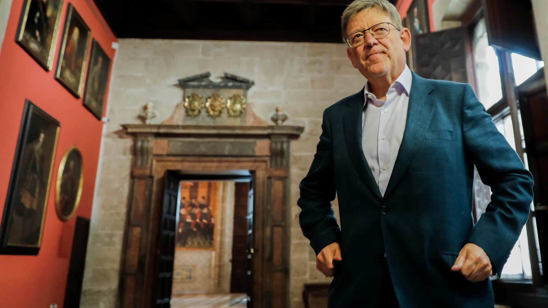 El president Ximo Puig, realiza declaraciones tras la reunión del Cecopi (Centro de Coordinación Operativa Integral) celebrada esta mañana